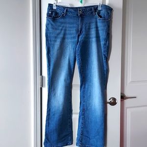 Lee curvy fit bootcut jeans blue 18 medium